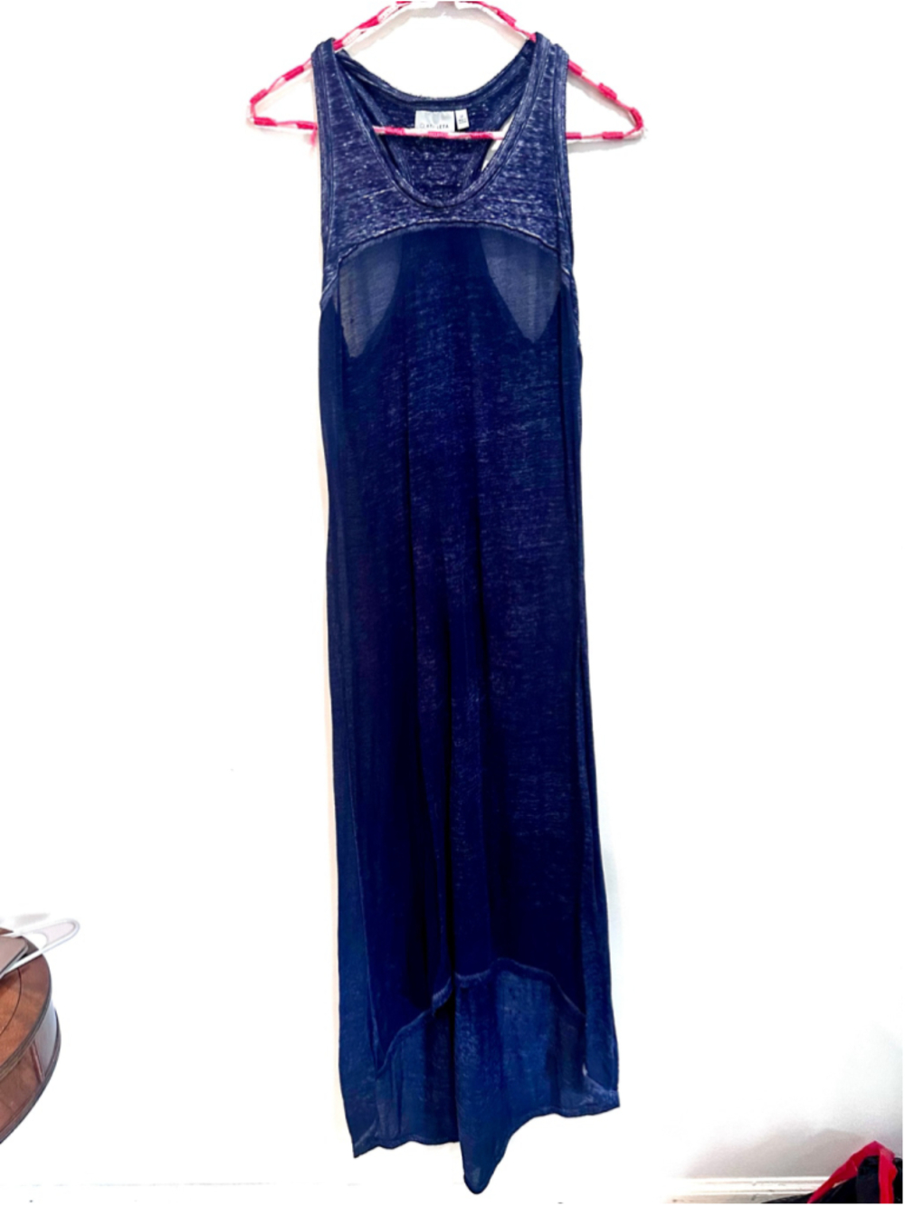 Women's Athleta Sunrise Sheer Burnout Tank Dress Size M